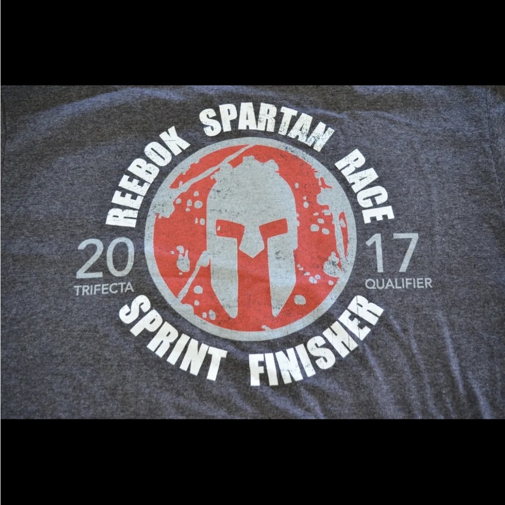Reebok Spartan Race Sprint Finisher T-Shirt (2017 Trifecta Qualifier) NEW